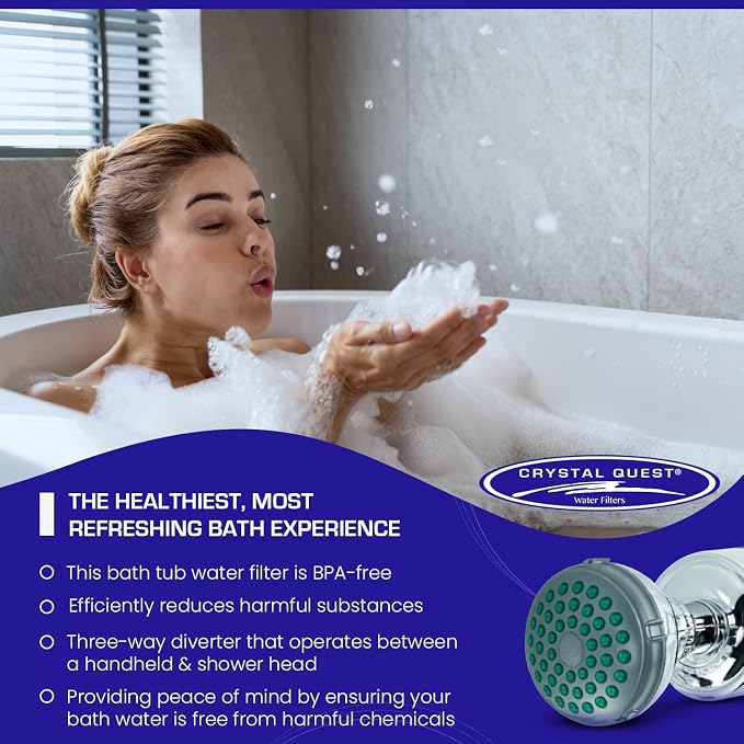 Crystal Quest Luxury Handheld Shower Power Filtration System - Image 3
