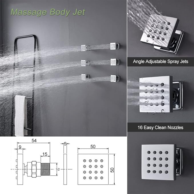 Polished Chrome Shower Set - Image 5