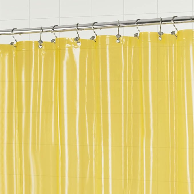 Barossa Design Clear Yellow Shower Curtain Liner - Image 4