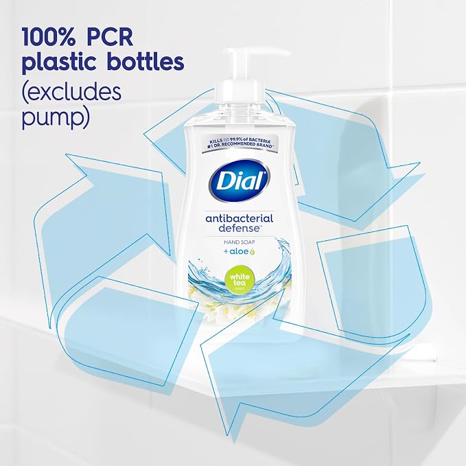 Dial Antibacterial Defense Liquid Hand Soap + Aloe, 11 Fl Oz, - Image 7