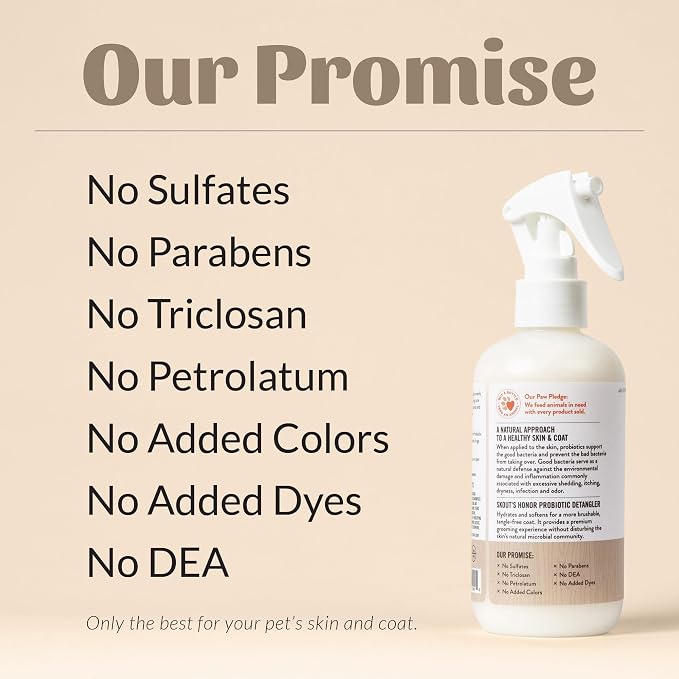 Skout's Honor Probiotic Pet Detangler Spray - Image 8
