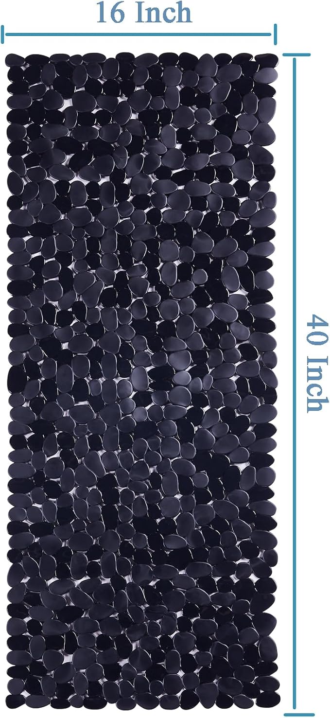 Bath Shower Mat Non Slip: Extra Large Pebble Bathtub mat - Image 2
