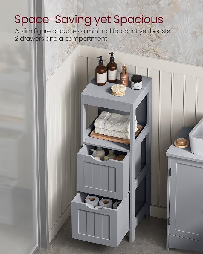 VASAGLE Storage Cabinet, Storage Organizer Rack Stand - Image 5