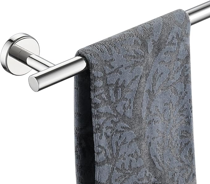 JQK Chrome Bath Towel Bar, 30 Inch 304 Stainless Steel Thicken 0.8mm Towel Rack by Homeimprovement