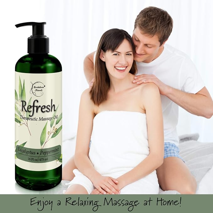 Refresh Massage Oil for Massage Therapy - Image 3