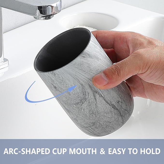 Marble Grey Toothbrush Holders - Image 3