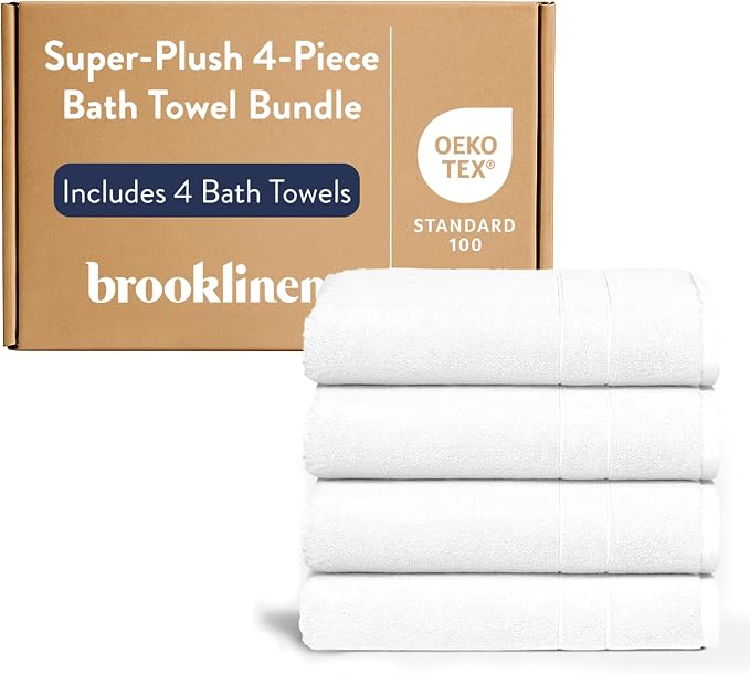 Brooklinen Super-Plush Turkish Cotton Bath Towels by Brooklinen