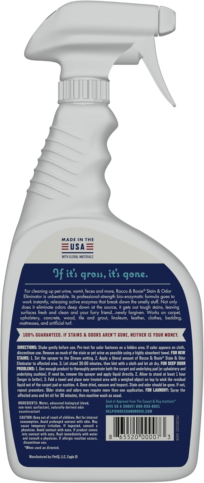 Rocco & Roxie Supply Co. Stain & Strong Odor Eliminator, Enzyme Cleaner - Image 11