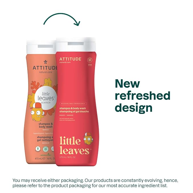 ATTITUDE Shampoo and Body Wash for Kids, EWG Verified Hair and Body Cleanser - Image 2