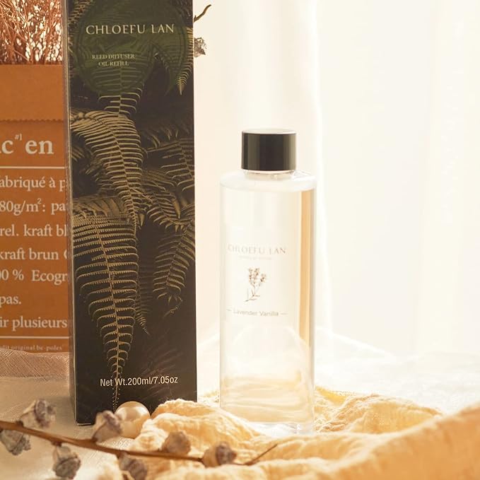 Chloefu LAN Hotel Scented Oil Diffuser Refill 200ml/6.76 fl oz Natural - Image 5