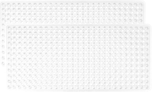 GORILLA GRIP Patented Bath Tub Shower Mat, 2 Pack, Machine Washable Bathtub by GorillaGrip