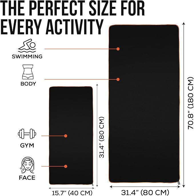 illusion Small Microfiber Gym Towels - Image 5