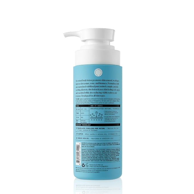 Naturium Skin-Renewing Retinol Body Lotion Jumbo, Advanced Firming Anti-Aging - Image 7