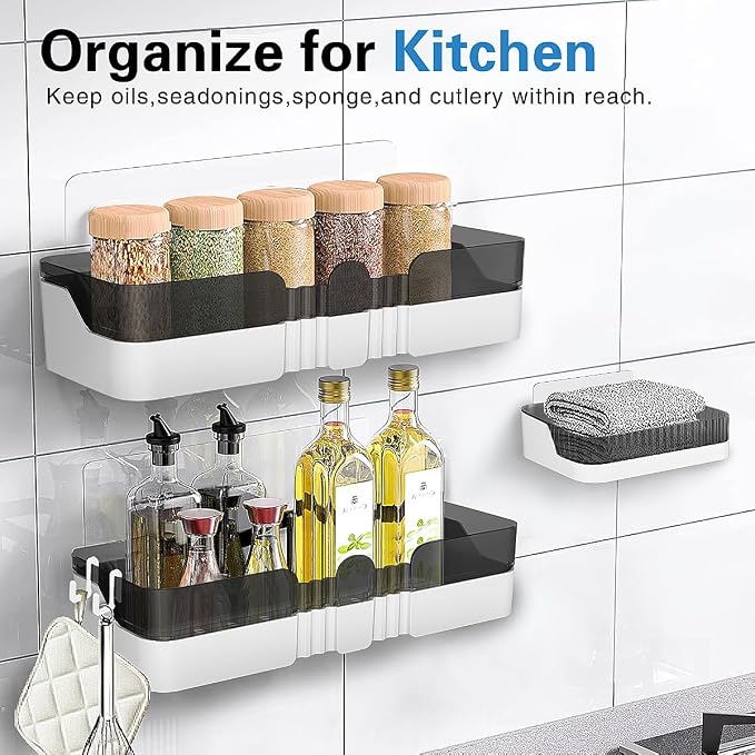 Shower Caddy No Drilling Shower Organizers - Image 7
