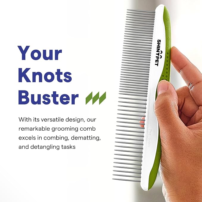 Dog & Cat Comb – Removes Tangles, and Matted Fur – Grooming Tool - Image 2