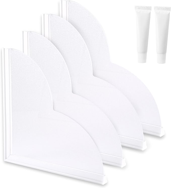 Splash Guard for Bathtub, 4 Pack Bathtub Splash Guard by DF+DUALFERV