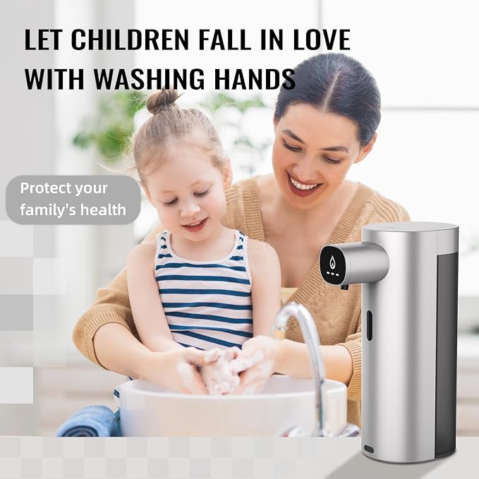 Automatic Liquid Soap Dispenser Touchless, USB Rechargeable Smart Hand Soap - Image 6