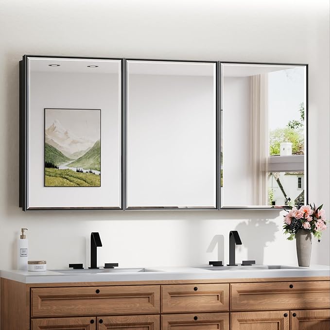 TokeShimi 60x30 Recessed Medicine Cabinet by RefinedBathroomAccessories