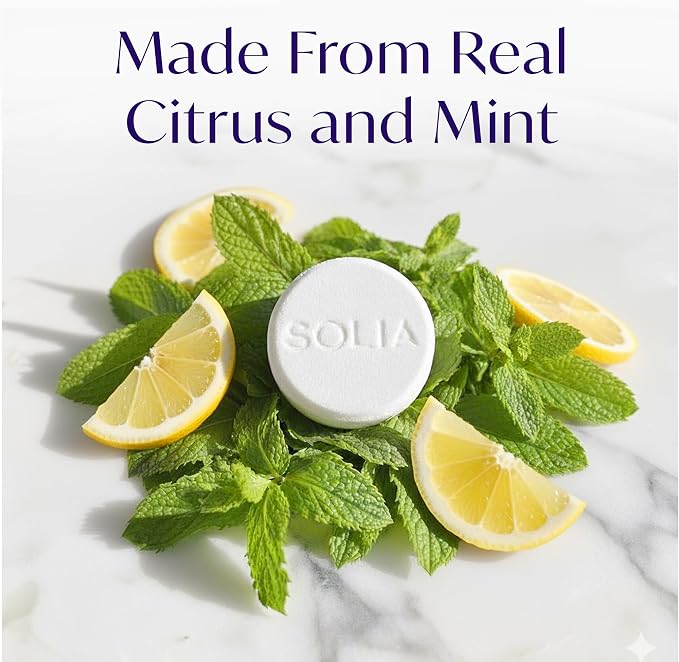 Solia Energizing Citrus Menthol Shower Steamers 15-Pack - Image 4