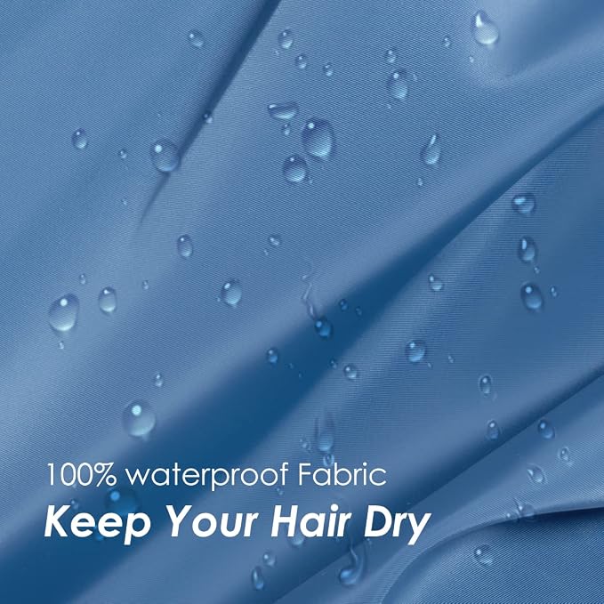 Auban Extra Large Shower Cap, Double-Layer Waterproof Reusable Satin Lining XL - Image 3
