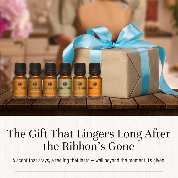P&J Fragrance Oil Spice Set | Cinnamon, Harvest Spice, Apple Cider, Coffee Cake - Image 6