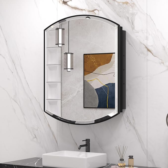 Keonjinn Black Medicine Cabinet by Keonjinn