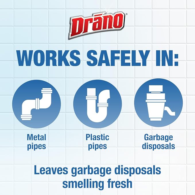 Drano Dual-Force Foamer Clog Remover, 17 oz - Image 7