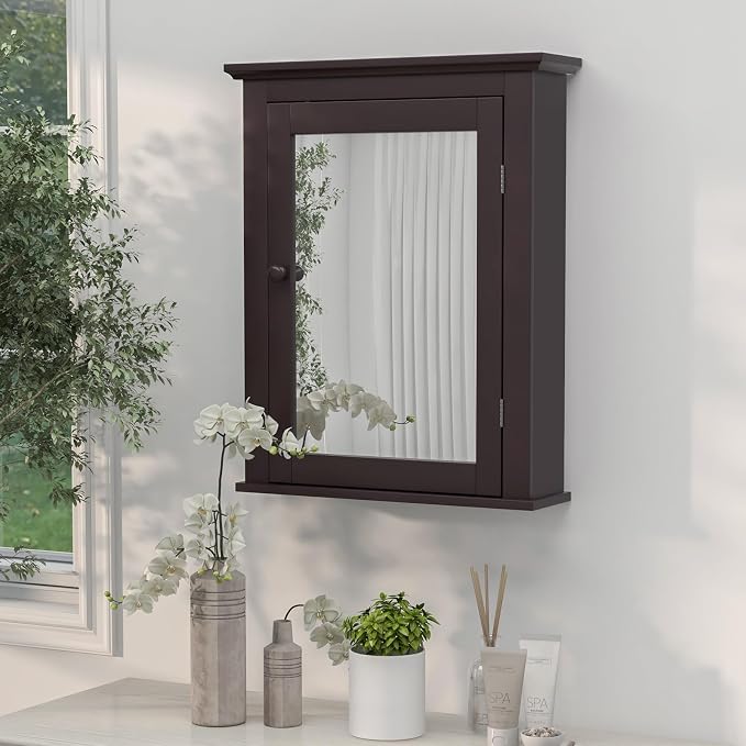 Safeplus Brown Medicine Cabinet - Image 2