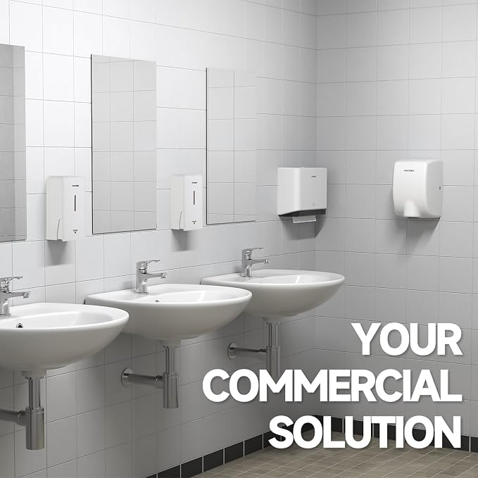 27oz Manual Wall Mounted Soap Dispenser, Use - Image 4