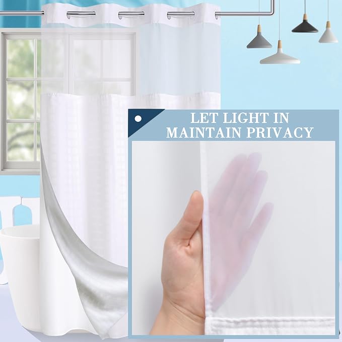 Conbo Mio Stall No Hook Shower Curtain - Image 2
