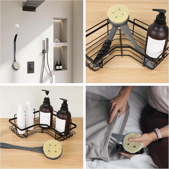 Back Brush Long Handle for Shower, 20.5” Bath Brush, Back Scrubber, Shower Body - Image 6