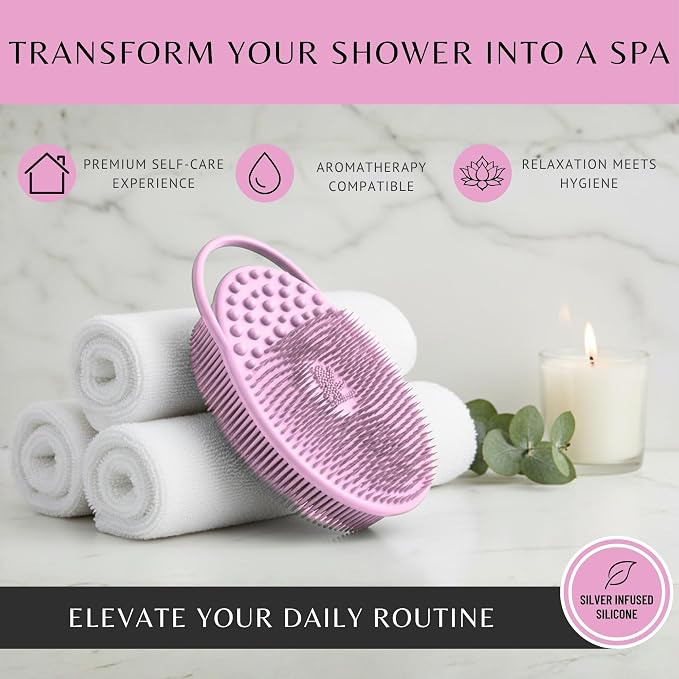 Silver Infused Exfoliating Body Scrubber - Image 7