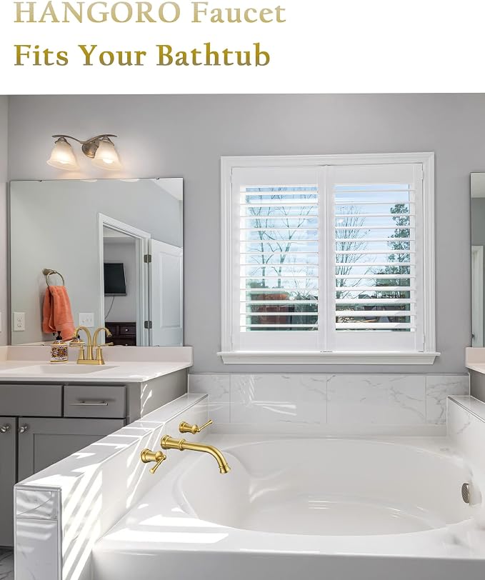 High Flow Wall Mount Tub Filler - Image 4