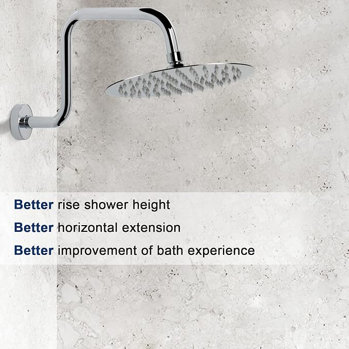 NearMoon S Shape Shower Extension Arm - Image 5
