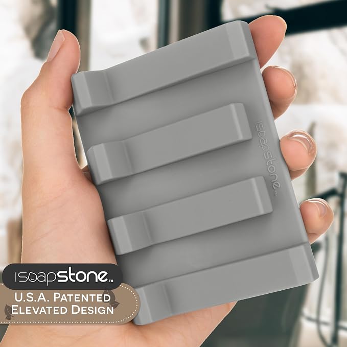 Silicone Soap Dish Self Draining Bar Soap Holder - Image 2