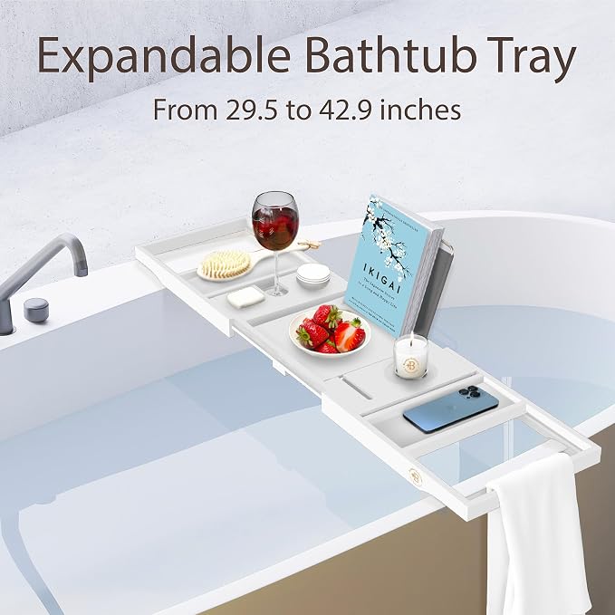 Wooden Bathtub Tray - Image 3