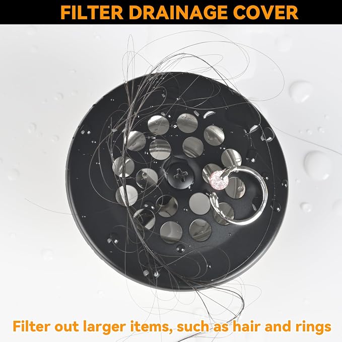 Matte Black Trip Lever Bath Tub Drain Kit, Universal - Image 5