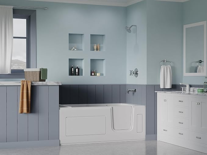 ANZZI Walk In Tub 60'' x 30'' White Acrylic - Image 2