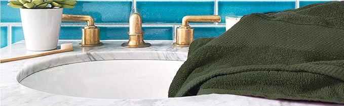 GLAMBURG Premium Cotton 4 Pack Bath Towel Set - Image 5