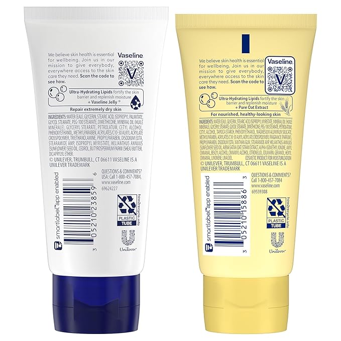 Vaseline Intensive Care Lotion Bundle – Advanced Repair Unscented Lotion & - Image 2