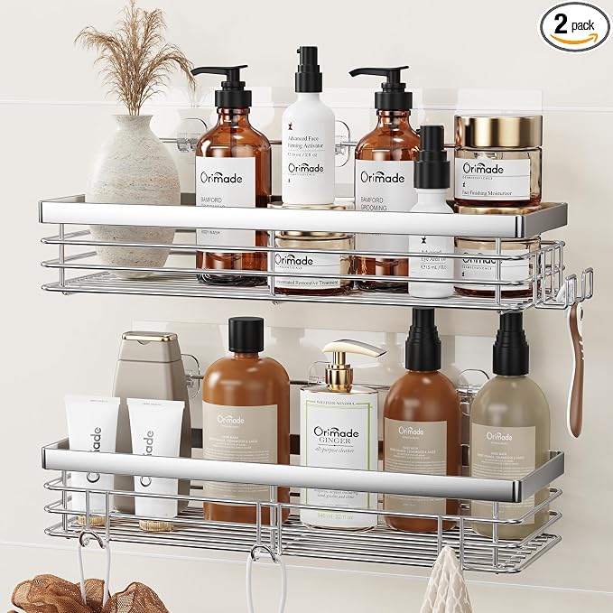 Orimade Shower Caddy with 5 Hooks Organizer by Orimade