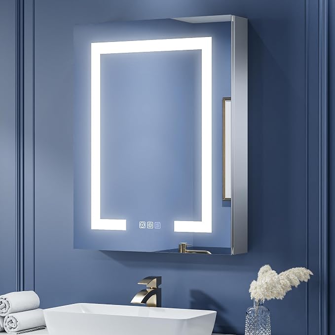 ExBrite LED Lighted Bathroom Medicine Cabinet by ExBrite