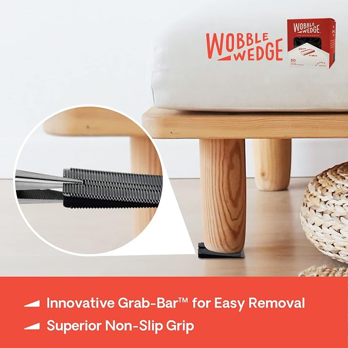 Wobble Wedges Flexible Plastic Shims, 30 Pack - Image 4