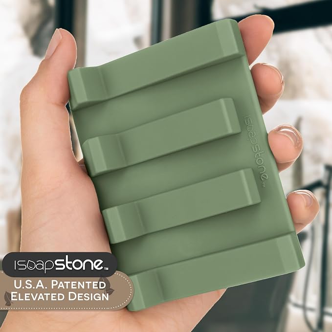 Silicone Soap Dish Self Draining Bar Soap Holder - Image 2