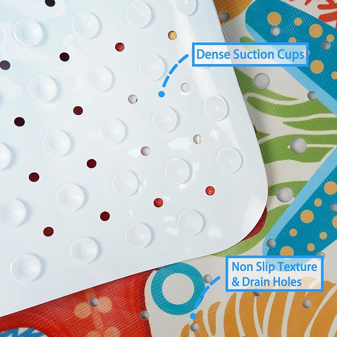 Ocean Bathtub Mat Non Slip, Cute Baby Bath Mat - Image 5