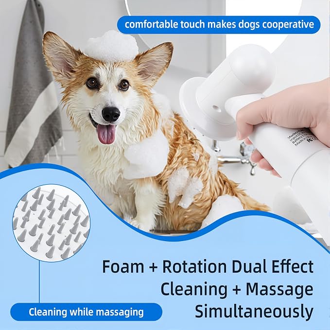 Electric Rotating Massage Dog Shampoo Spray Dispenser - Image 7