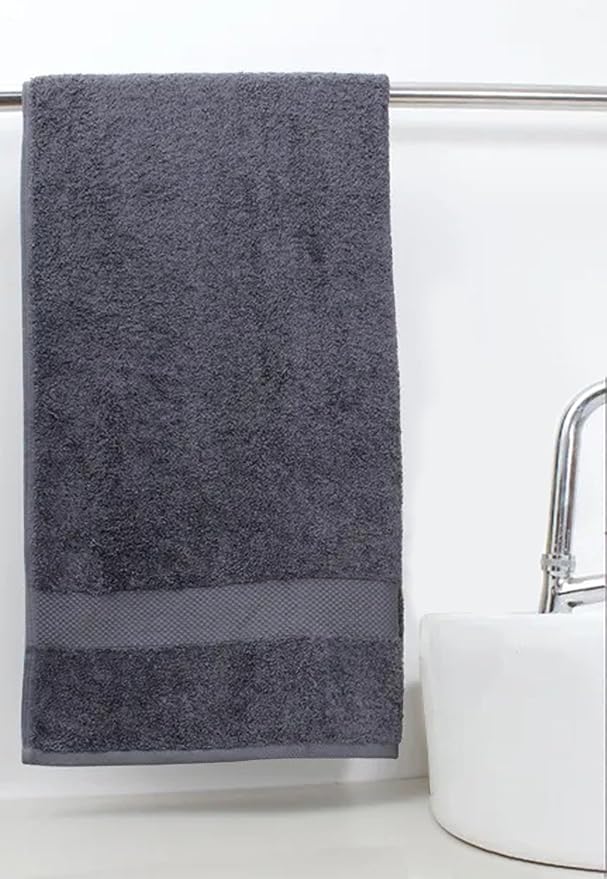 Delara 100% Organic Cotton Towels 650 GSM Plush Feather Touch Quick Dry Bath - Image 3