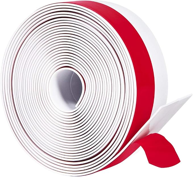 TORRAMI Silicone Weather Stripping 1 inch Width 20 Feet Length, Seal by TORRAMI