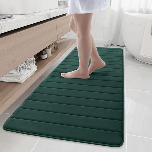 Buganda Memory Foam Bath Mat, Ultra Soft and Non-Slip Bathroom Rugs, Water by Buganda
