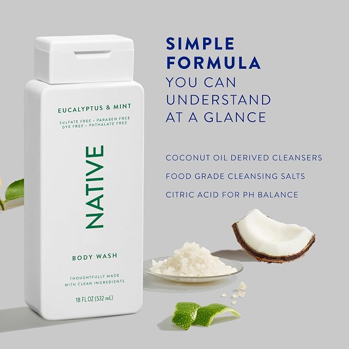 Native Body Wash Contains Naturally Derived Ingredients | - Image 3